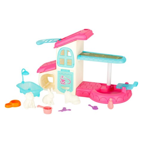 Hotel dla zwierząt domek spa dla psa kota zwierzątka akcesoria 26 elementów Kik Sp. z o. o. Sp. k.