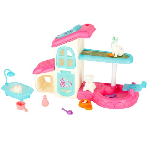 Hotel dla zwierząt domek spa dla psa kota zwierzątka akcesoria 26 elementów Kik Sp. z o. o. Sp. k.