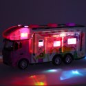 Kamper zdalnie sterowany na pilota samochód kempingowy auto 2,4GHz dźwięki światła akcesoria różowy Kik Sp. z o. o. Sp. k.