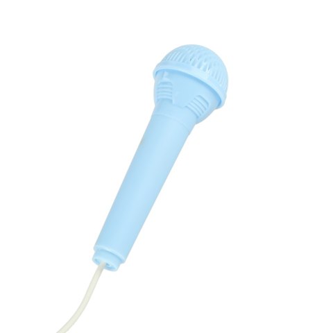 Keyboard dla dzieci pianinko interaktywne organki 37 klawiszy mikrofon statyw niebieskie Kik Sp. z o. o. Sp. k.