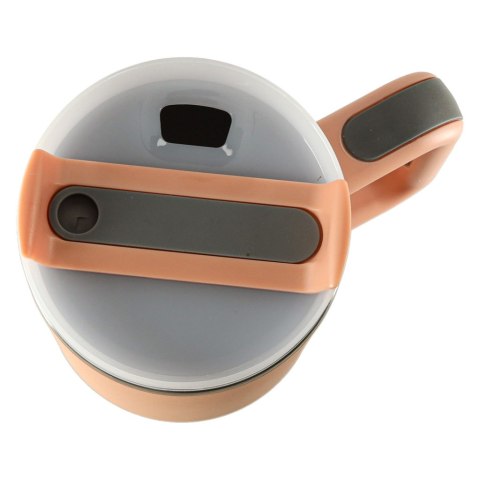 Kubek termiczny ze słomką i uchwytem termos 1200ml róż pudrowy Kik Sp. z o. o. Sp. k.