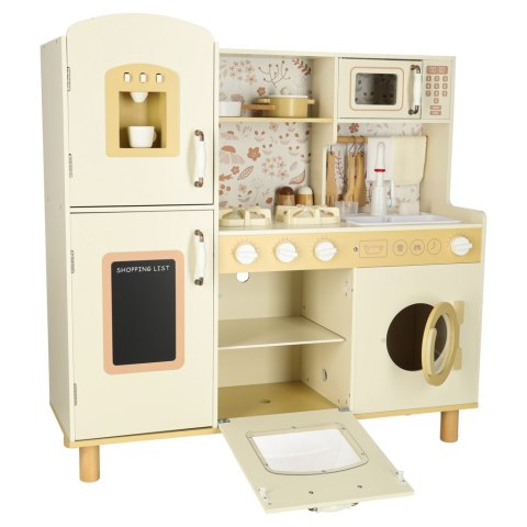 Kuchnia dla dzieci drewniana kran z wodą dźwięki światła 90cm Kik Sp. z o. o. Sp. k.