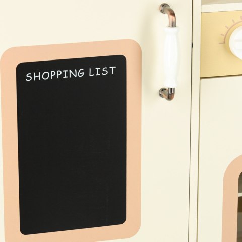 Kuchnia dla dzieci drewniana kran z wodą dźwięki światła 90cm Kik Sp. z o. o. Sp. k.