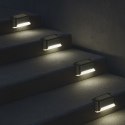 Lampa solarna schodowa ogrodowa zewnętrzna LED na schody czujnik zmierzchu 8 sztuk Kik Sp. z o. o. Sp. k.