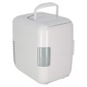 Lodówka turystyczna elektryczna samochodowa mini na jedzenie kosmetyki grzanie chłodzenie 2w1 4L biała Kik Sp. z o. o. Sp. k.