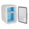 Lodówka turystyczna elektryczna samochodowa mini na jedzenie kosmetyki grzanie chłodzenie 2w1 4L biała Kik Sp. z o. o. Sp. k.