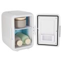 Lodówka turystyczna elektryczna samochodowa mini na jedzenie kosmetyki grzanie chłodzenie 2w1 4L biała Kik Sp. z o. o. Sp. k.