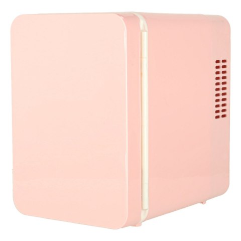 Lodówka turystyczna elektryczna samochodowa mini na jedzenie kosmetyki grzanie chłodzenie 2w1 4L różowa Kik Sp. z o. o. Sp. k.