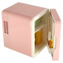 Lodówka turystyczna elektryczna samochodowa mini na jedzenie kosmetyki grzanie chłodzenie 2w1 4L różowa Kik Sp. z o. o. Sp. k.