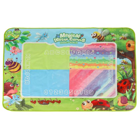 Mata wodna do malowania rysowania wodą mazaki pieczątki szablony wałek 120x90cm łąka Kik Sp. z o. o. Sp. k.