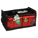 Organizer do bagażnika torba do samochodu czarny czerwony 58x37x32 Kik Sp. z o. o. Sp. k.