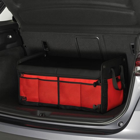 Organizer do bagażnika torba do samochodu czarny czerwony 58x37x32 Kik Sp. z o. o. Sp. k.
