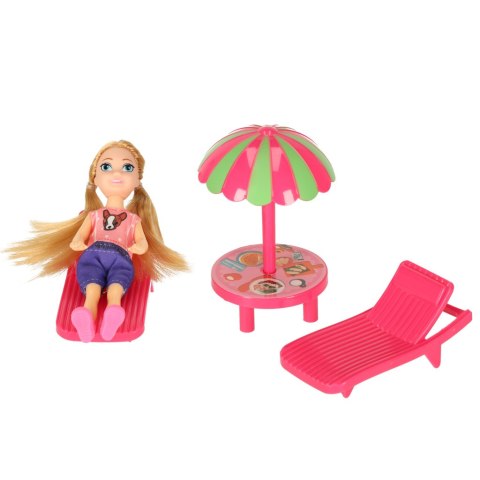 Samochód dla lalek kempingowy kamper akcesoria lalka basen Kik Sp. z o. o. Sp. k.