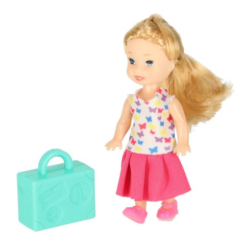 Samolot dla lalek pasażerski 2w1 rozkładany akcesoria różowy Kik Sp. z o. o. Sp. k.