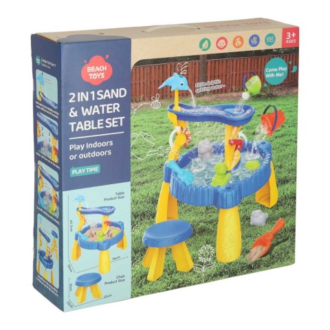 Stolik wodny tor do piasku i wody dwa poziomy akcesoria Kik Sp. z o. o. Sp. k.