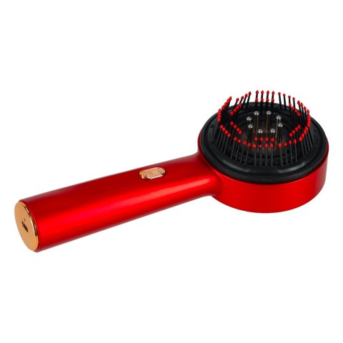 Szczotka do masażu głowy masażer pielęgnacja włosów czerwone światło aplikator olejków USB Kik Sp. z o. o. Sp. k.