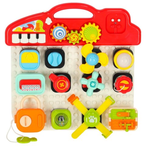 Tablica manipulacyjna interaktywna edukacyjna zabawka sensoryczna dla dzieci Kik Sp. z o. o. Sp. k.