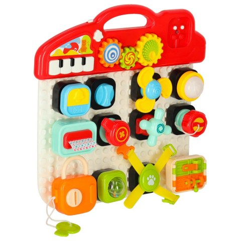 Tablica manipulacyjna interaktywna edukacyjna zabawka sensoryczna dla dzieci Kik Sp. z o. o. Sp. k.