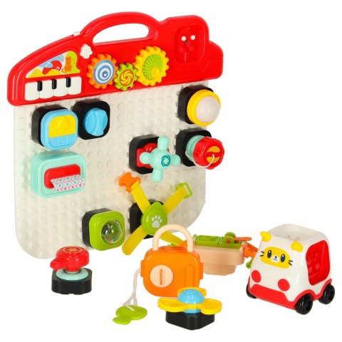 Tablica manipulacyjna interaktywna edukacyjna zabawka sensoryczna dla dzieci Kik Sp. z o. o. Sp. k.