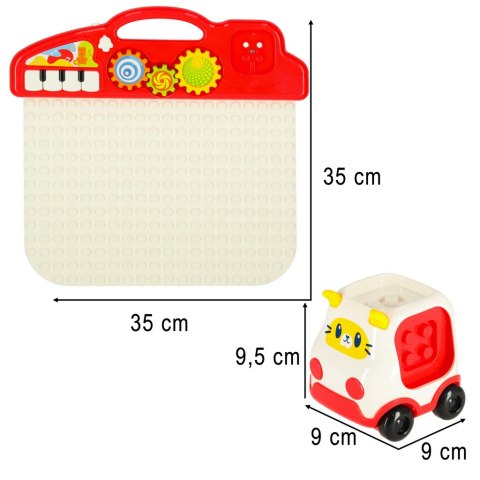 Tablica manipulacyjna interaktywna edukacyjna zabawka sensoryczna dla dzieci Kik Sp. z o. o. Sp. k.