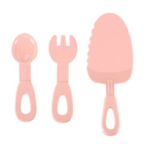 Tort urodzinowy piętrowy do krojenia na rzepy muzyka światła kuchnia 16 elementów różowy Kik Sp. z o. o. Sp. k.