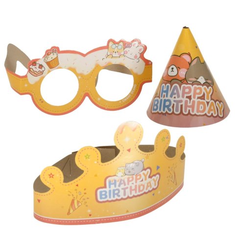 Tort urodzinowy piętrowy do krojenia na rzepy muzyka światła kuchnia 16 elementów różowy Kik Sp. z o. o. Sp. k.