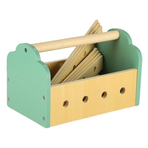 Warsztat drewniany LULILO Fikso zestaw małego majsterkowicza z narzędziami piła wkrętarka dźwięki 86cm Kik Sp. z o. o. Sp. k.