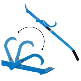 Bituxx CHWYTAK DO DREWNA HAK OBRAK RĘCZNY 120cm Stalowy do Pni Kłód