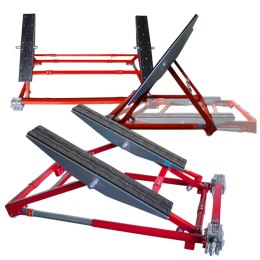 Bituxx Podnośnik Warsztatowy Uchylny Mobilny 2000 kg Regulacja szerokości