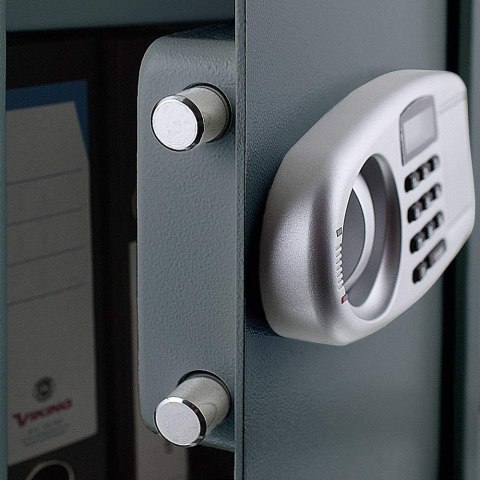 Bituxx Sejf elektroniczny grafitowy solidny zamek montaż regulowana półka Czarny