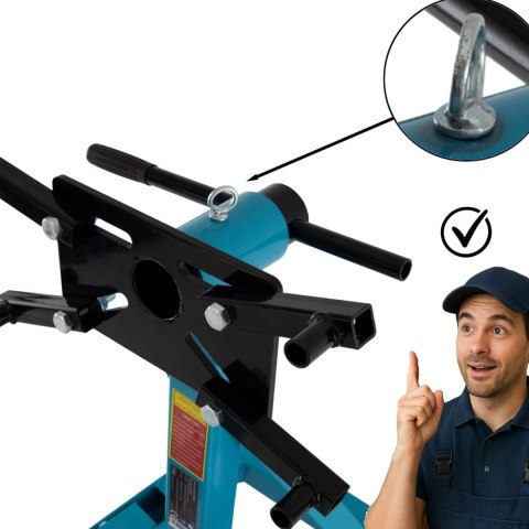 Bituxx Stojak na silnik składany Podpora do montażu silnika Regulowana 500 kg