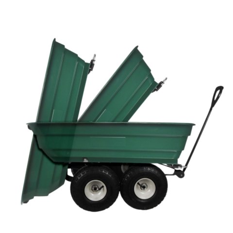 Bituxx Taczka Ogrodowa Wózek Wywrotka 120L 240kg Stalowa Duże Koła Pneumatyczne