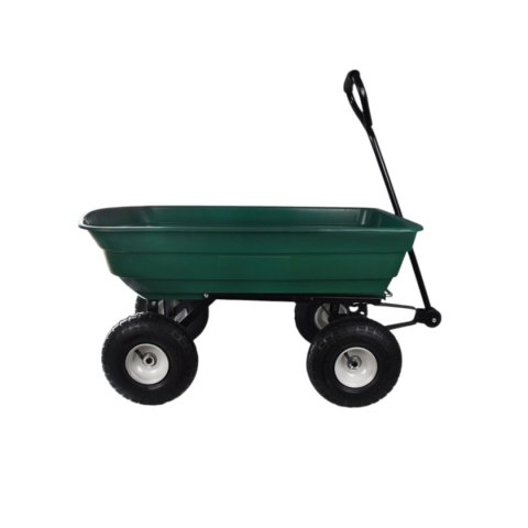 Bituxx Taczka Ogrodowa Wózek Wywrotka 120L 240kg Stalowa Duże Koła Pneumatyczne