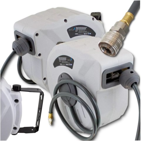 Bituxx Wąż pneumatyczny na zwijadle automatyczny bęben 10m 1/4" do kompresora