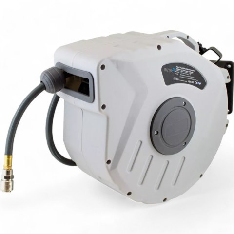 Bituxx Wąż pneumatyczny na zwijaku automatyczny bęben 20m 1/4" do kompresora