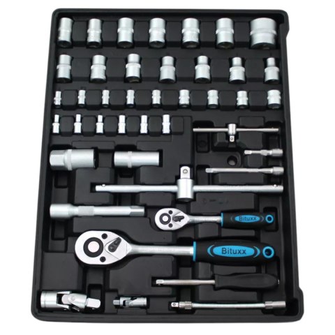 Bituxx Zestaw Narzędzi 1200 Elementów Wózek z Szufladami i Kołami Mobilny z Rączką