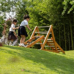 Classic World EDU CLASSIC WORLD EDU Drewniany Plac Zabaw XL Zestaw Drabinka Montessori do Wspinaczki