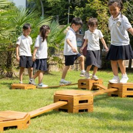 Classic World EDU CLASSIC WORLD EDU Drewniany Tor Równoważnia XXL Ścieżka Ruchowa Motoryczna