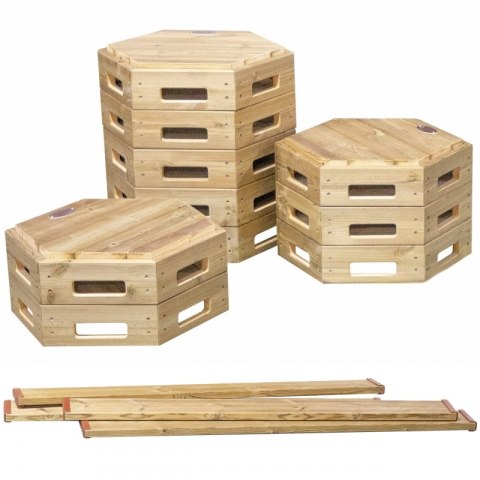 Classic World EDU CLASSIC WORLD EDU Drewniany Tor Równoważnia XXL Ścieżka Ruchowa Motoryczna