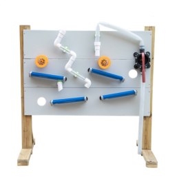 Classic World EDU CLASSIC WORLD EDU Drewniany Zestaw do Wodnego Placu Zabaw Stojak + Akcesoria przewodzące wodę i piasek