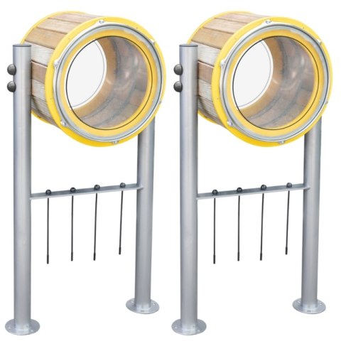 Classic World EDU CLASSIC WORLD EDU Zestaw Bębenki XXL 2 szt. Instrument Perkusja Ogrodowa