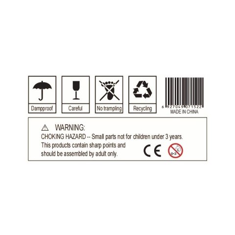 Classic World EDU CLASSIC WORLD EDU Zestaw Bębenki XXL 2 szt. Instrument Perkusja Ogrodowa