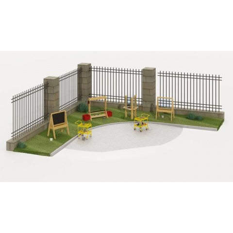 Classic World EDU CLASSIC WORLD EDU Zestaw Dwustronna Tablica Sztaluga do Malowania Z Pompą Wody