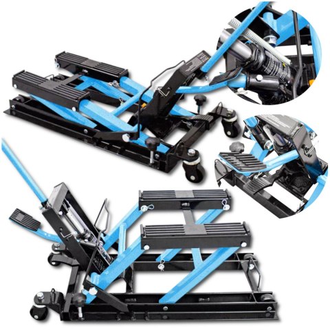 E-hurtownia Podnośnik motocyklowy hydrauliczny bituxx 680 kg do motocykla i quada