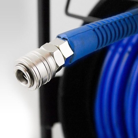 E-hurtownia WĄŻ PNEUMATYCZNY ZWIJAK BĘBEN 30M 1/4" do kompresora sprężarki PU