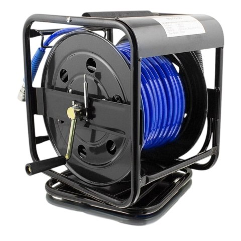 E-hurtownia WĄŻ PNEUMATYCZNY ZWIJAK BĘBEN 30M 1/4" do kompresora sprężarki PU