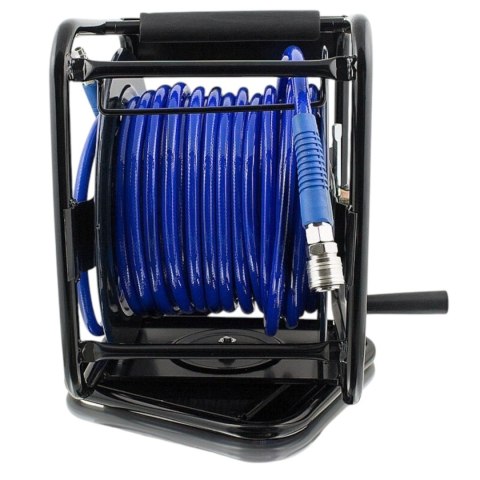 E-hurtownia WĄŻ PNEUMATYCZNY ZWIJAK BĘBEN 30M 1/4" do kompresora sprężarki PU