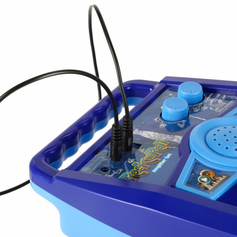 Gitara elektryczna rockowa ze wzmacniaczem mikrofonem dla dzieci niebieska Kik Sp. z o. o. Sp. k.