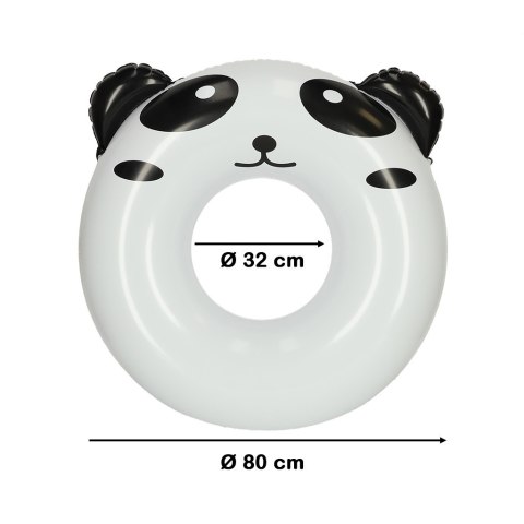 Kółko do pływania koło dmuchane kółko plażowe panda 80cm max 60kg Kik Sp. z o. o. Sp. k.