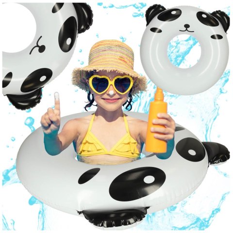 Kółko do pływania koło dmuchane kółko plażowe panda 80cm max 60kg Kik Sp. z o. o. Sp. k.